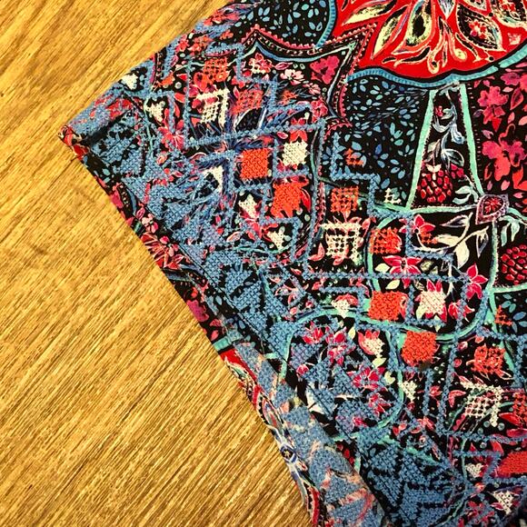 GAP Floral Embroidered Pull on Multicolored Shorts with Tassel Ties Size Small - Picture 5 of 11